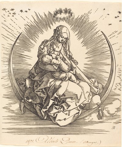 The Madonna on the Crescent by Albrecht Dürer